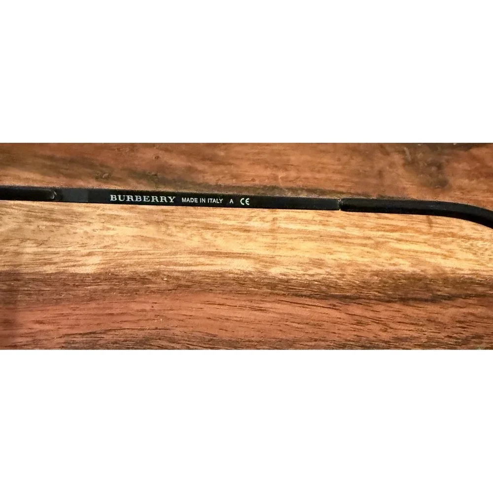 Burberry Eyeglasses Frames B 1258 1007‎ Black Rectangular Half Rim 52-18-140